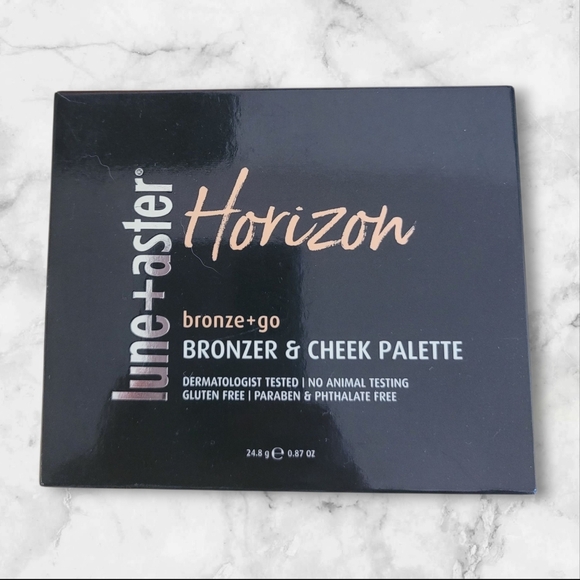 Lune+Aster Bronzer & Cheek Palette Horizon Blush, Bronzer, Illuminator New - Picture 1 of 4